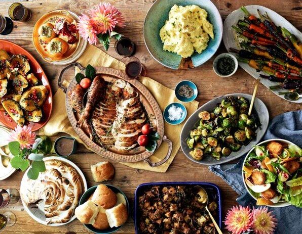 una variedad de alimentos para los parásitos en el cuerpo