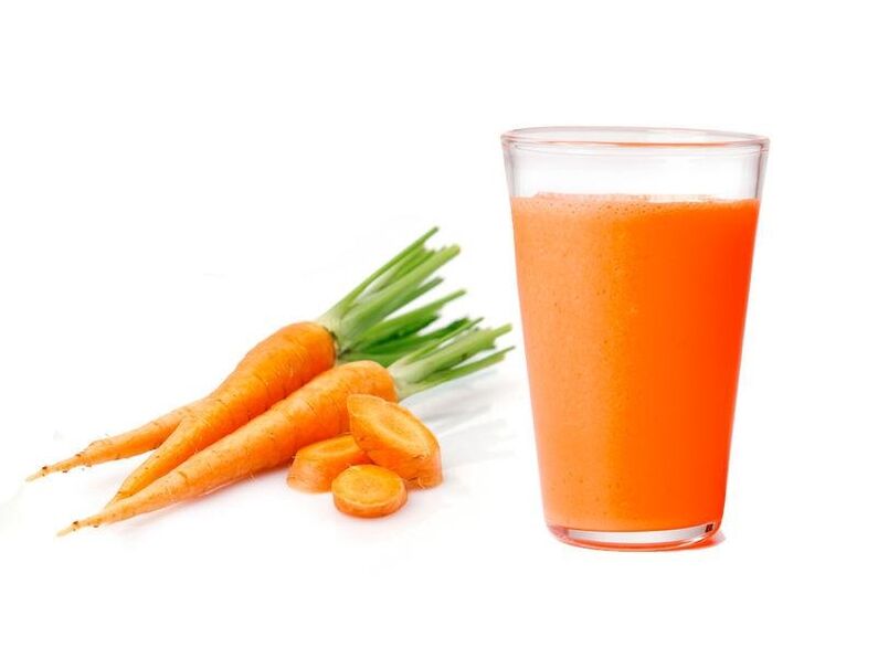 El jugo de zanahoria limpiará los parásitos del cuerpo de los niños.